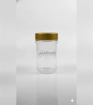 Clear plastic jar 380 ml