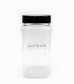 Square Glossy jar 1000 ml