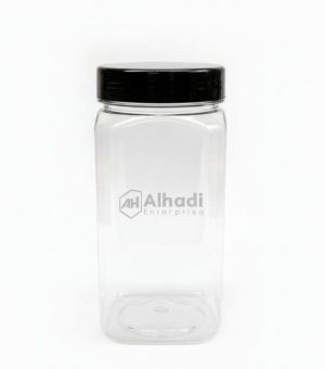 Square Glossy jar 1000 ml
