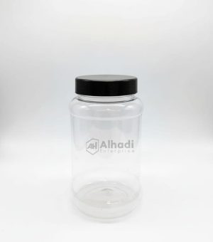 Clear plastic jar 1000 ml