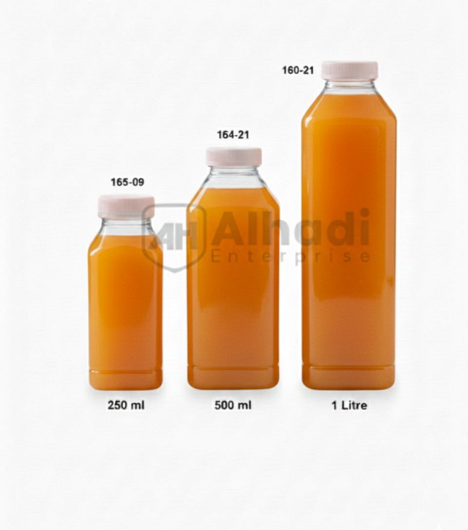 Square juices bottles - Image 6