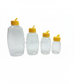 Honey bottles with flip cap