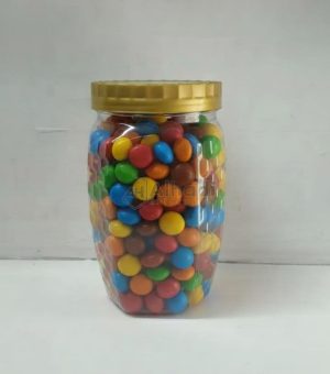 Honey comb jar with golden lid 1 kg