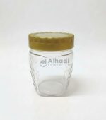 Honey comb jar with golden lid 150 gram