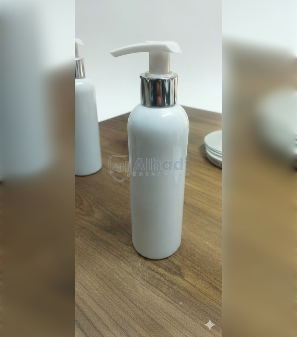 White pet pump bottles - Image 2