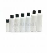 Round Black lid  pet bottles