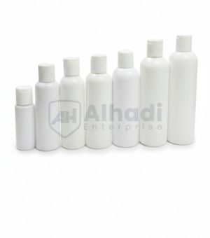 Round clear pet bottles