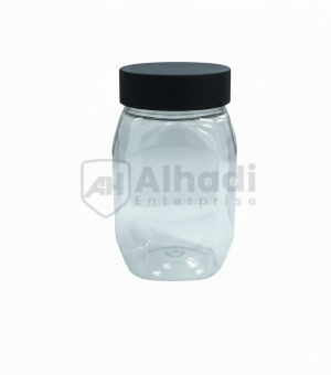 Black screw cap jar 500 ml