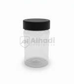 Black screw cap jar 250 ml