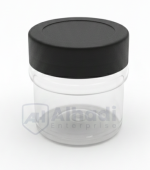 Black screw cap jar 80 ml