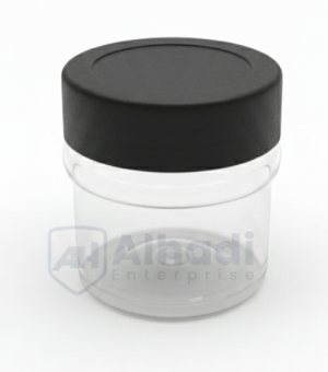 Black screw cap jar 80 ml